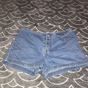 Denim shorts